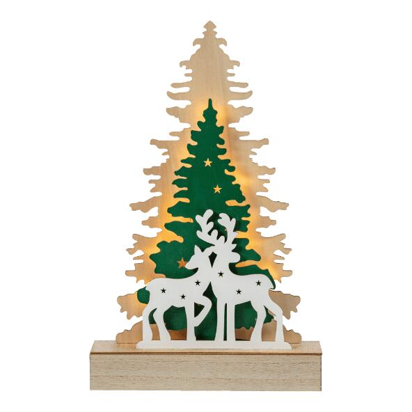 LIGHT ZONE(R) 				Houten ledfiguur