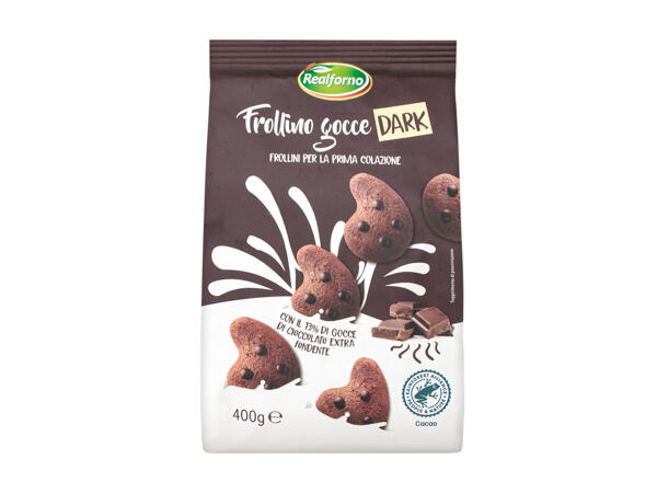 Biscuits with Extra Dark Chocolate Drops