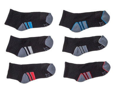 L&D Boys' 6 Pairs Sport Socks