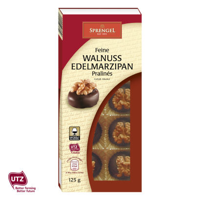 Valnøddemarcipan praliner
