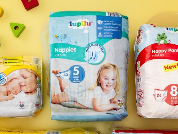 Soft & Dry Nappies Size 5