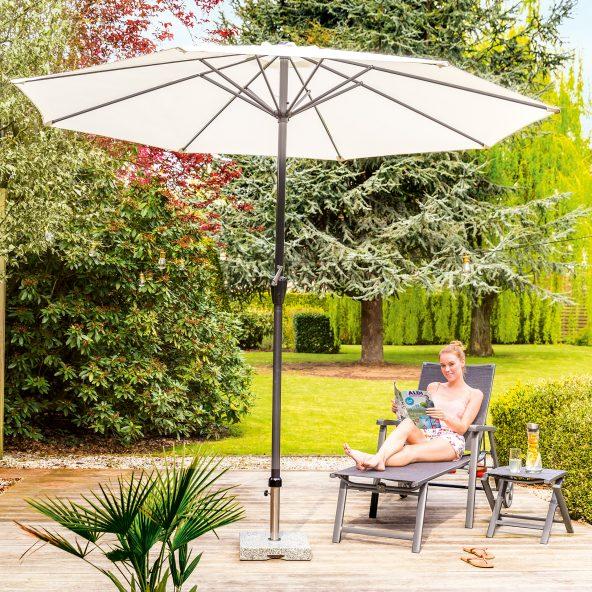Parasol en aluminium