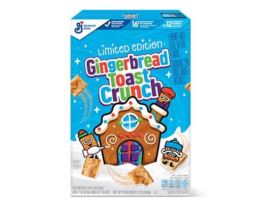 General Mills 
 Sugar Cookie or Gingerbread Toast Crunch Cereal