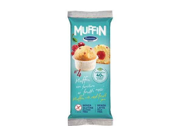 Gluten-free and Dairy-free Muffins with Red Fruits