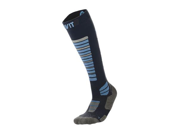 CRIVIT Kids' Black & Blue Winter Sports Socks - 1 Pair