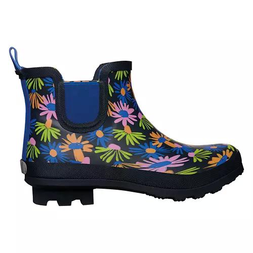 Ladies Garden Boots - Blue Floral, 7