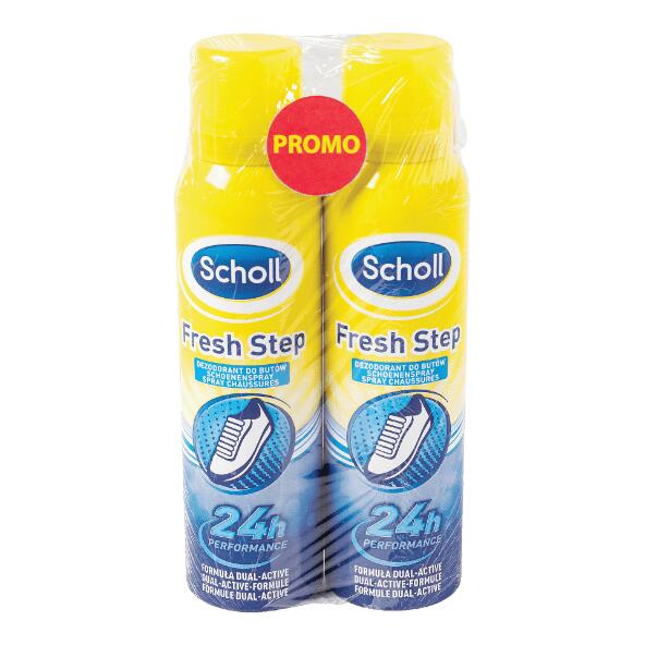 SCHOLL(R) 				Spray pour chaussures ou pieds, 2 pcs
