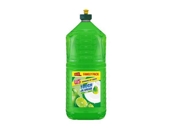 W5 XXL Washing Up Liquid Family Pack, 3000ml