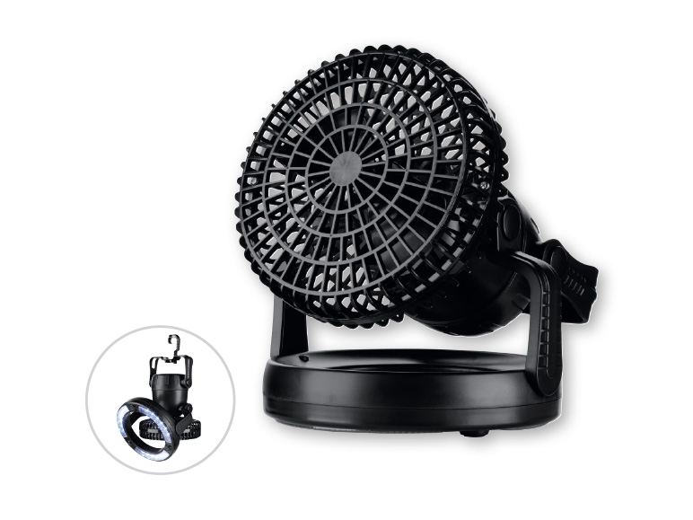 CRIVIT Camping Fan with Light