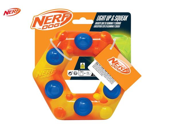 Nerf Dog LED Bubble Toys Hexagon Ring-Swirl LED