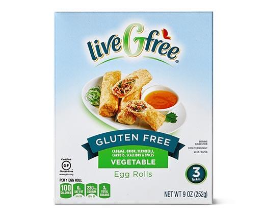 liveGfree 
 Gluten Free Egg Rolls Chicken or Vegetable