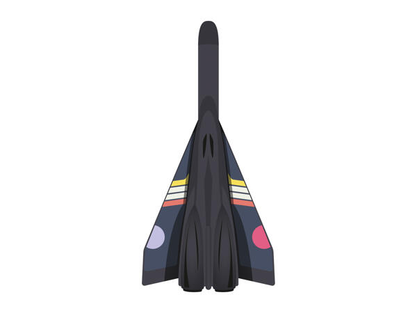 Playtive Rocket & Glider/Mini Hand Launch Glider/Slingshot Glider