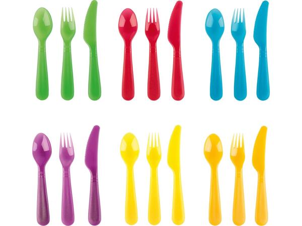 Plastic party cups, plates, cutlery or bowls