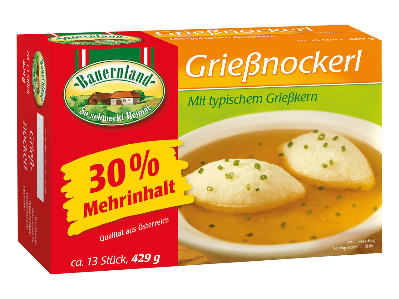 BAUERNLAND Grießnockerl