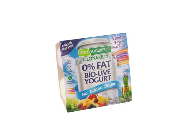 Irish Yogurts Fat Free Bio-Live Yogurt