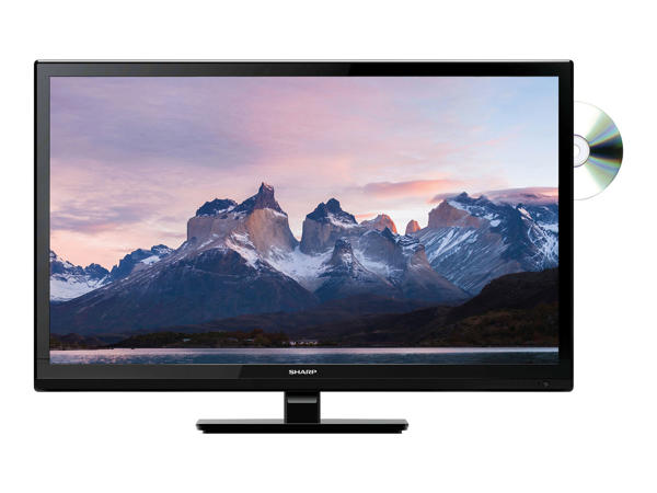 Sharp 24" HD-Ready LED TV with Built-In DVD1