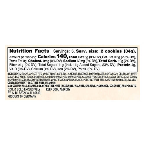 Persipan & Almond Italian Style Cookies, 7.05 oz