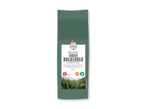 Økologisk rugkerner eller grahamsmel