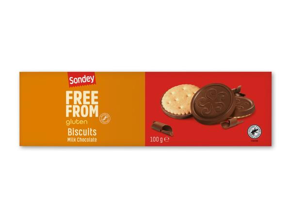 SONDEY Glutenfri kiks med chokolade