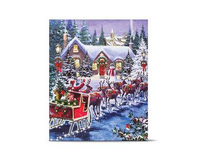 Huntington Home Holiday LED Canvas Art
