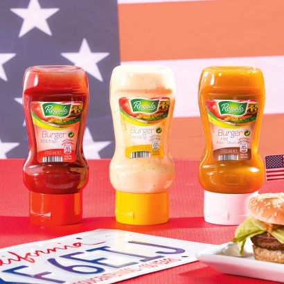 Sauces hamburger, 3 pcs