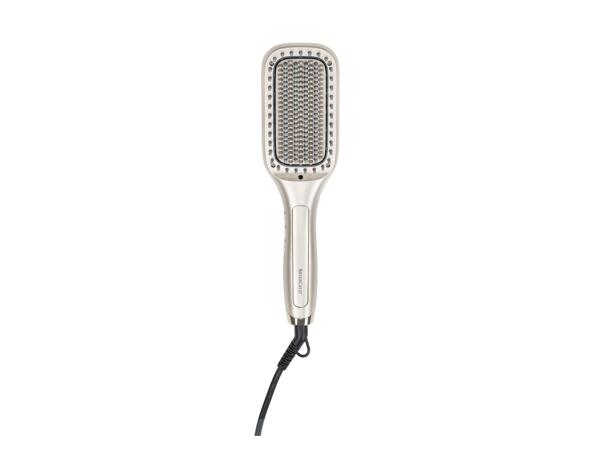 Hair straightening brush 2 in 1