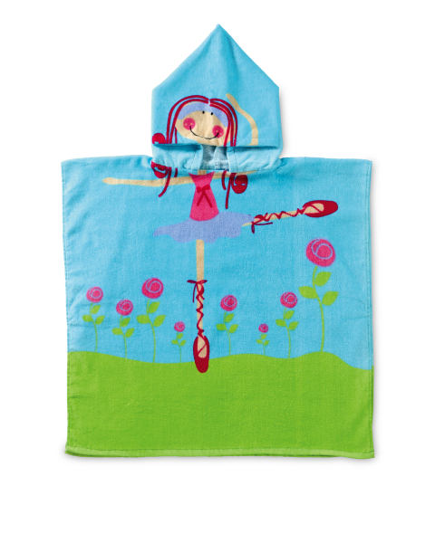 Ballerina Hooded Poncho Towel