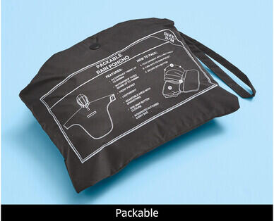 Adult's Packable Rain Jacket, Pants or Poncho