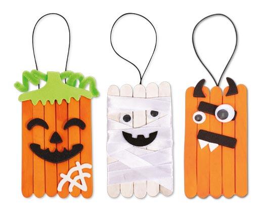 Smile! Create Your Own Halloween Stick Characters