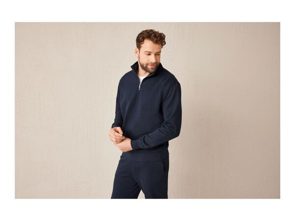 Livergy Men's Half Zip Jumper/​Sweatshirt