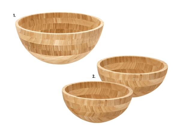 Bambus-Schale/-Schalen-Set, 2-tlg.