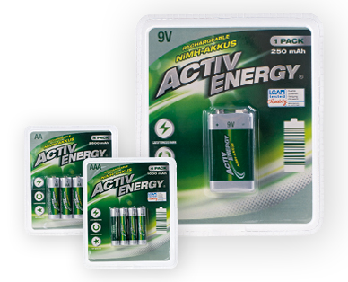 Batteria ad elevate prestazioni NiMH ACTIV ENERGY(R)