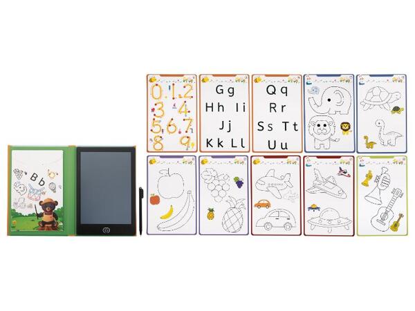LCD psací tabulka s výukovými kartami