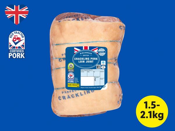Birchwood British Pork Loin Joint with Crackling