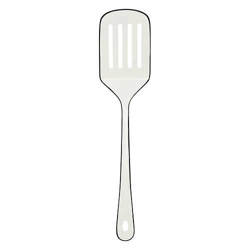 Enamel Kitchen Utensil - Slotted Turner