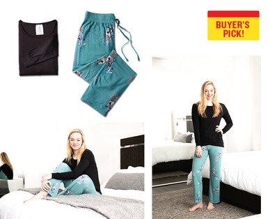 Serra Ladies' Premium 2-Piece Pajama Set