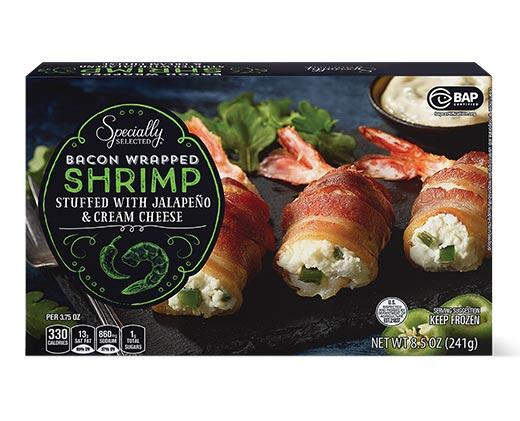 Specially Selected Bacon Wrapped Shrimp
