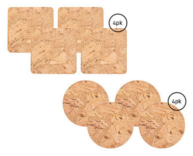 Cork Placemat 2pk or Cork Coaster 4pk