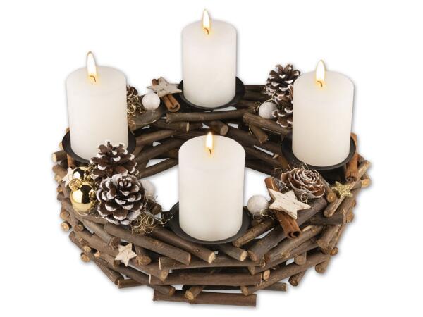 Adventkranz Rustikal