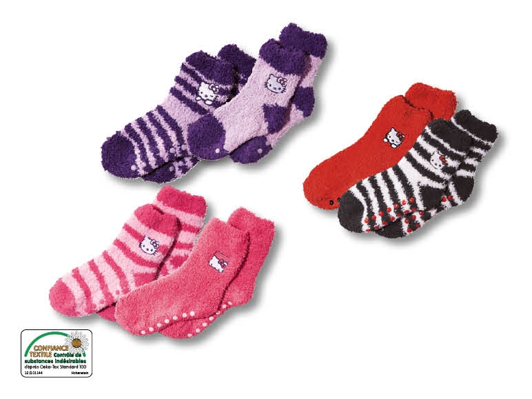 Chaussettes antidérapantes, 2 paires