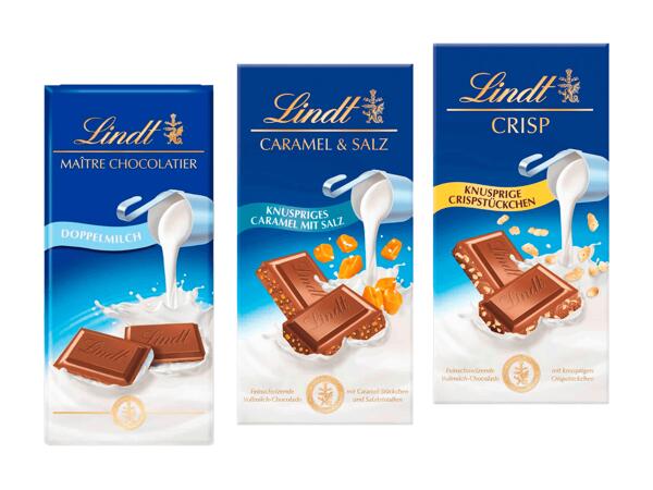 Tablette de chocolat Lindt