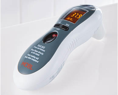 MOBI Dualscan Ultra Pulse Talking Ear and Forehead Thermometer