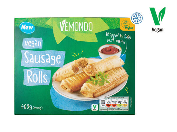 Vemondo Vegan Sausage Rolls - Lidl - Great Britain - Specials archive