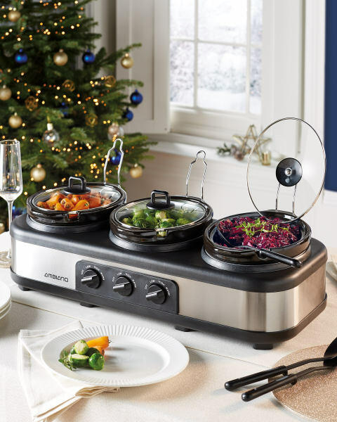 Ambiano Triple Slow Cooker
