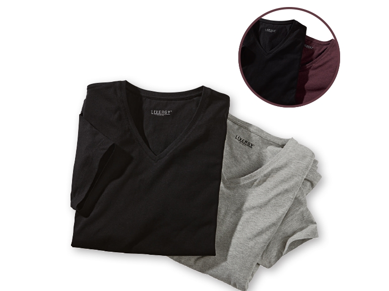 LIVERGY CASUAL(R) Men's V-Neck T-Shirts