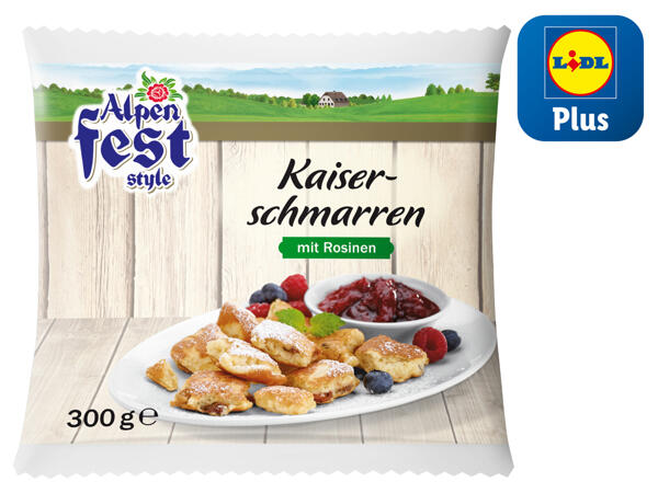 Kaiserschmarren mit Rosinen
