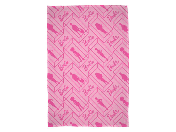 Barbie Dětská deka s polštářem, 100 x 150 cm, 35 x 35 cm