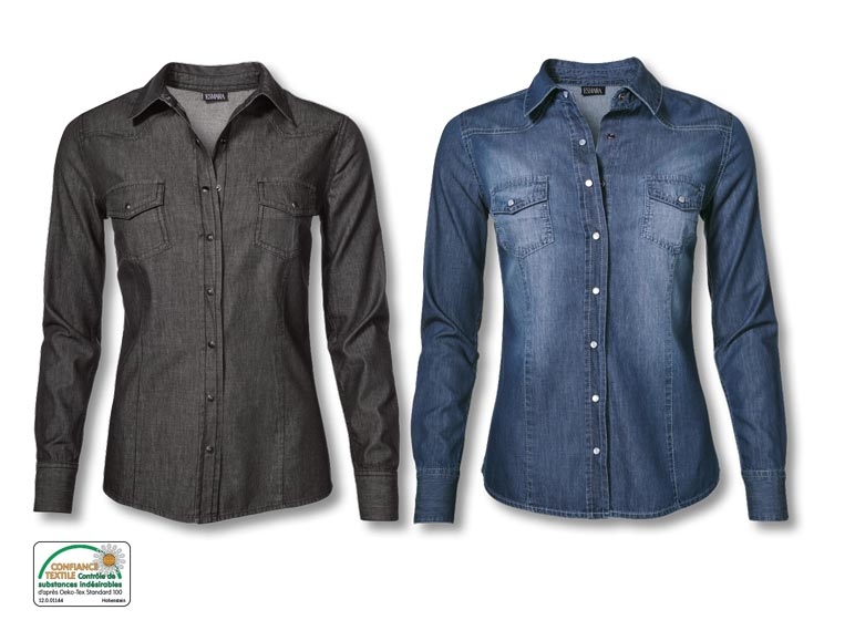 Chemise en jean ***Cet article est disponible uniquement en Suisse romande et au Tessin.***