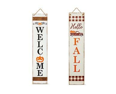 Huntington Home Fall Reversible Porch Sign - Aldi - US - Specials archive