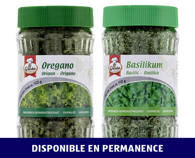 LE GUSTO 
 HERBES AROMATIQUES MÉDITERRANÉENNES